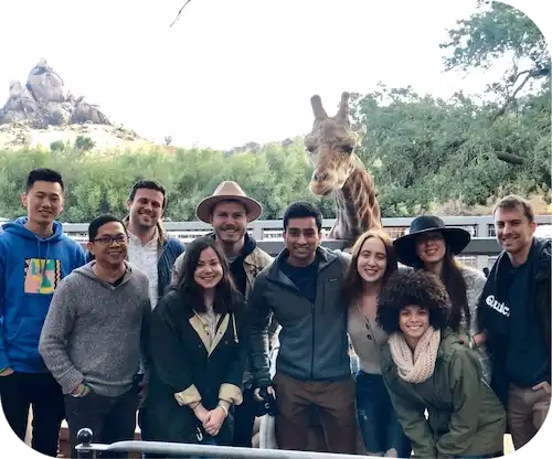 Team at Zoo